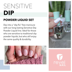 Revel Nail base coat being applied for improved adhesion and longer wear