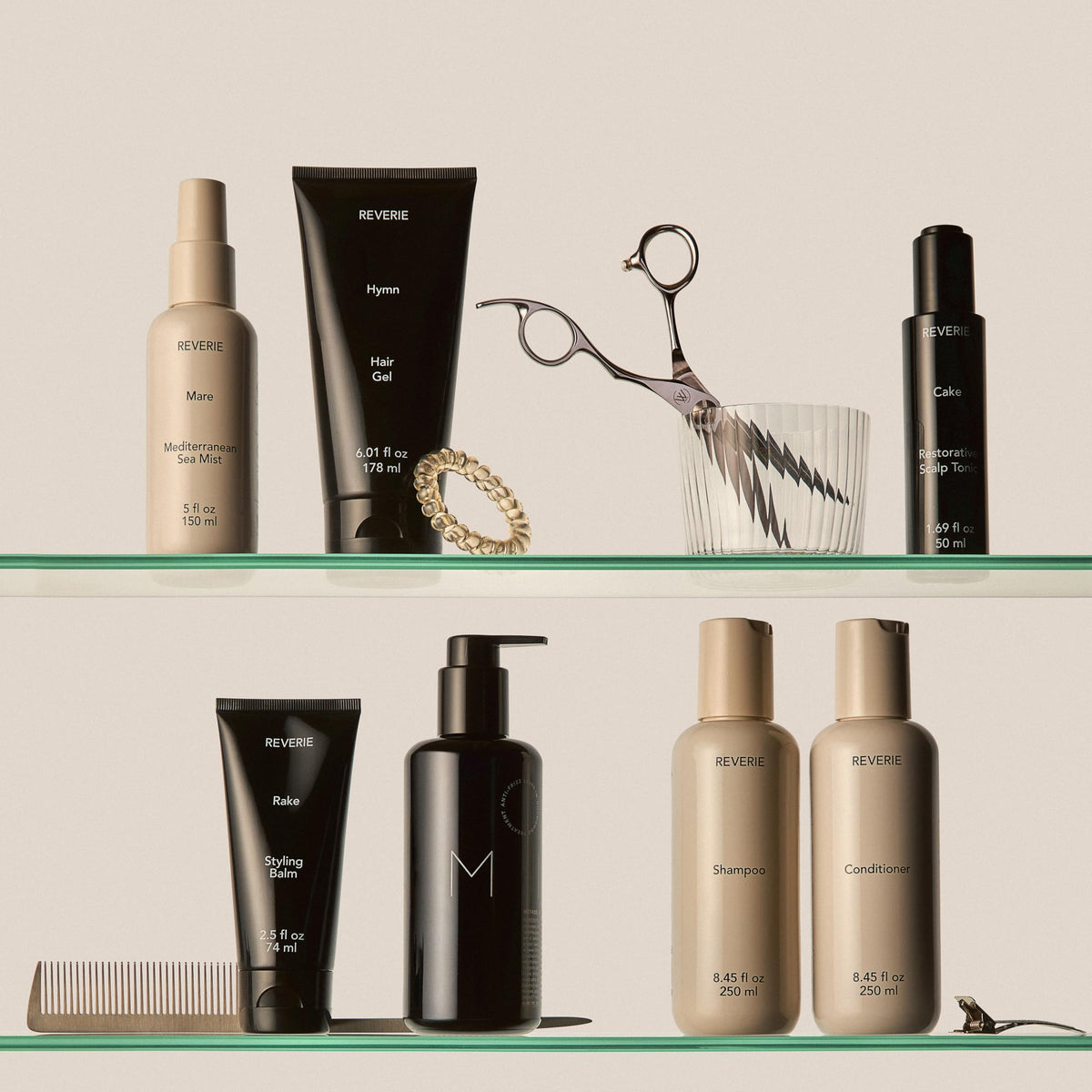 REVERIE before and after hair texture for volume and waves
