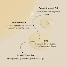 REVERIE sweet almond oil dropper showcasing lightweight nourishment