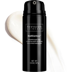 Revision Skincare BodiContour™ front packaging shows product and size benefit firming