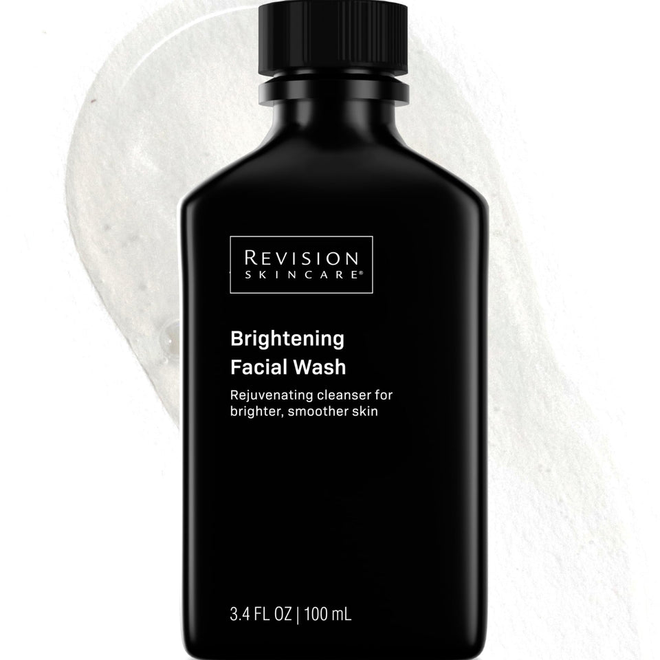 Revision Skincare front bottle view showing product benefits and branding
