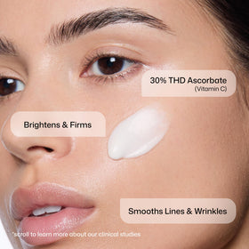 Revision Skincare close-up label highlighting ingredients and formulation benefits