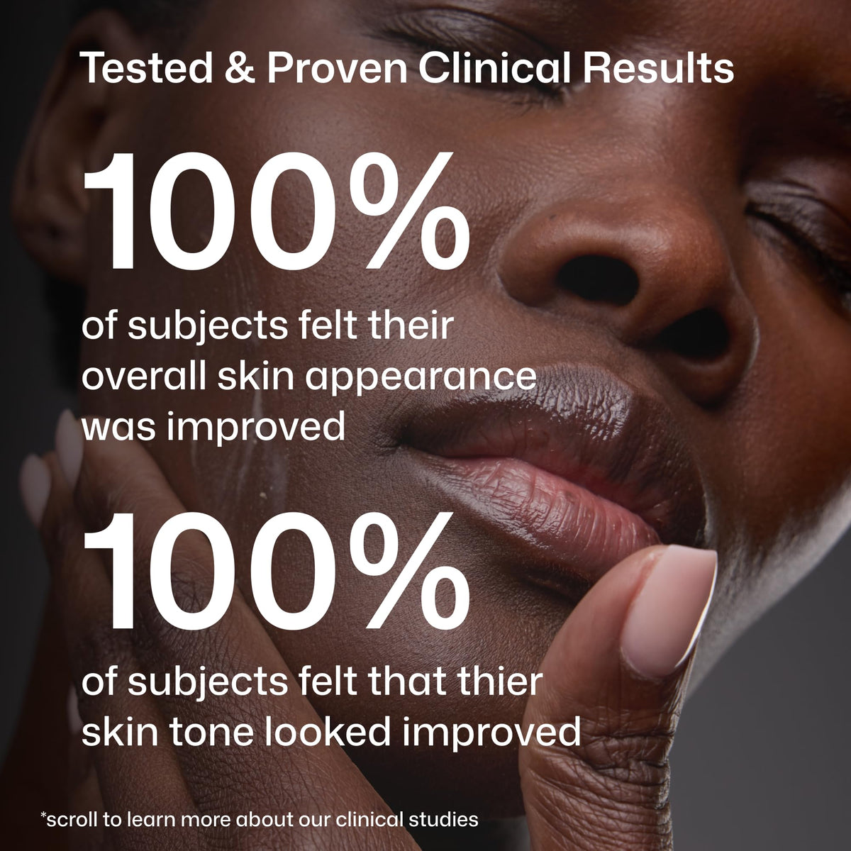 Revision Skincare product label detail highlighting key benefits and ingredient transparency