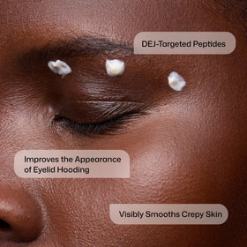 Revision Skincare cream applied on hand demonstrating blendable texture and quick absorption benefit