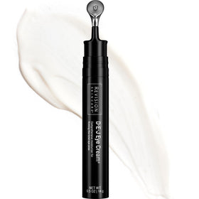 Revision Skincare D·E·J Eye Cream front applicator showing compact tube and precise dosing benefit