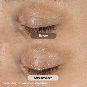 Revision Skincare cream texture closeup revealing lightweight, hydrating consistency for smoothness