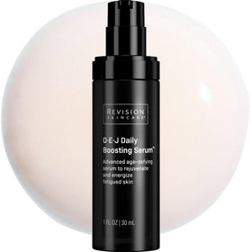 Revision Skincare bottle front view showing sleek design and product benefits