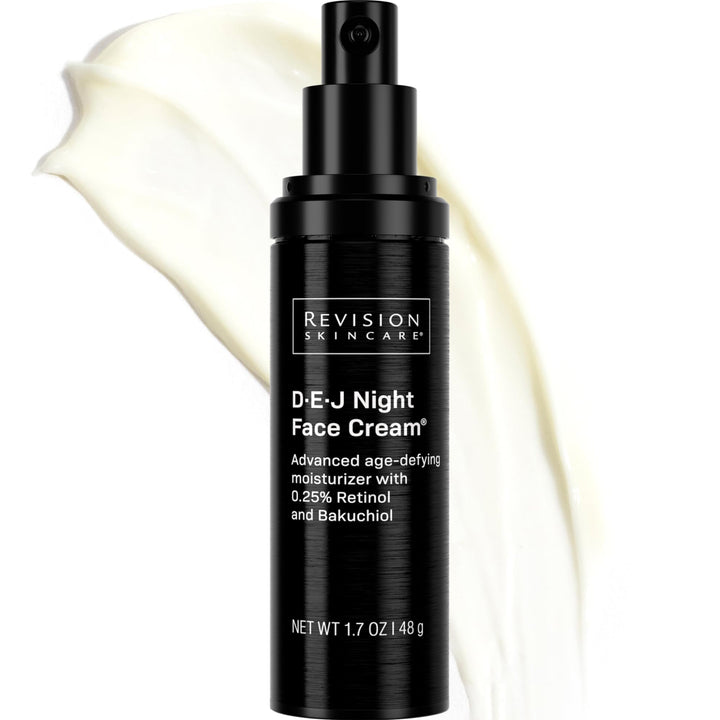 Revision Skincare front packaging showing jar and box, communicates premium quality