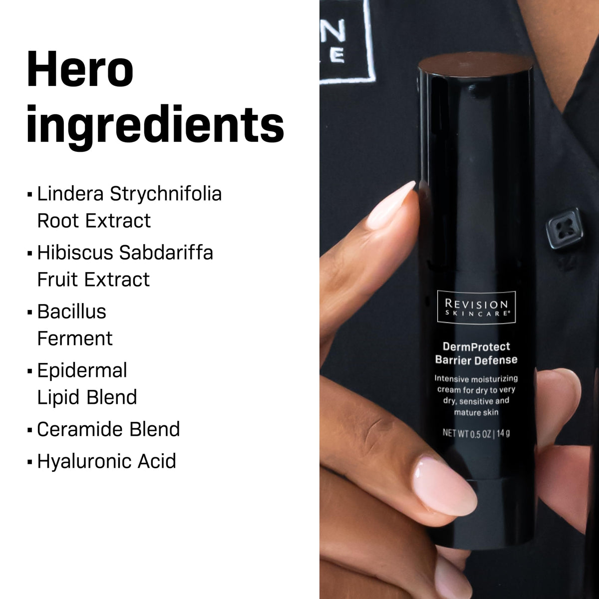 Revision Skincare DermProtect next to coin for scale indicating compact 0.5 oz size
