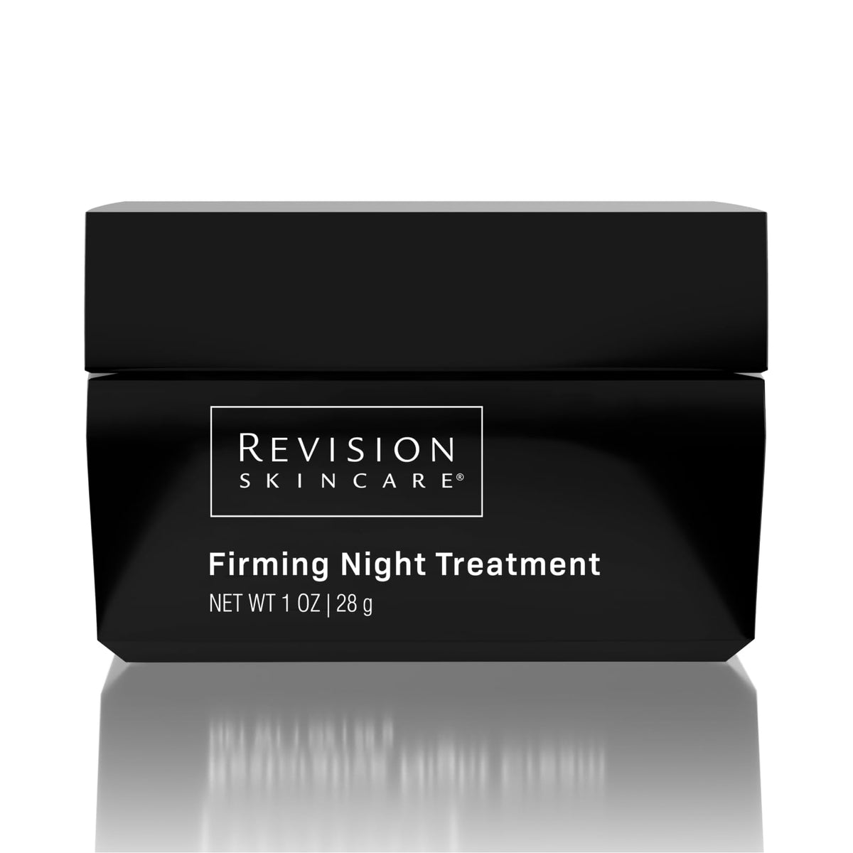Revision Skincare jar front view showing packaging and moisturizing benefits