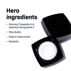 Revision Skincare label close-up displaying peptides and ingredient callouts