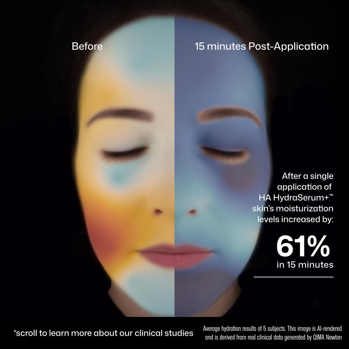Revision Skincare gel texture drop illustrating lightweight absorption benefit