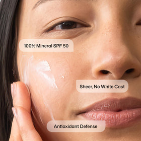 Revision Skincare Intellishade ingredients panel highlighting peptides and vitamin C