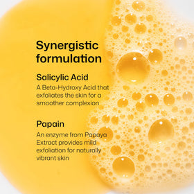 Revision Skincare cleanser texture on hand showing gentle smooth consistency