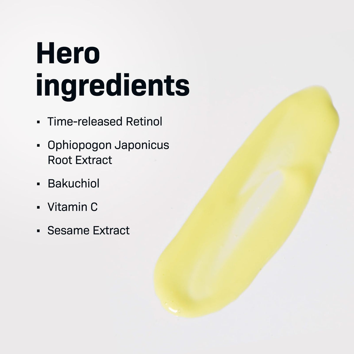 Revision Skincare ingredient label closeup showing antioxidant list
