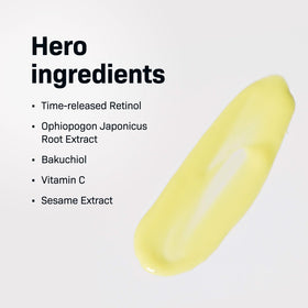 Revision Skincare ingredient label closeup showing antioxidant list