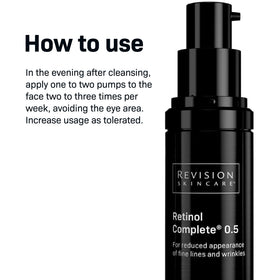 Revision Skincare serum droplet texture highlighting hydrating formula
