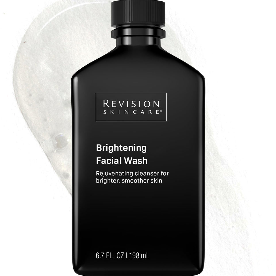 Revision Skincare front bottle showing product and brightening benefit