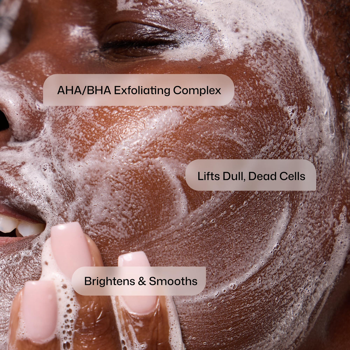 Revision Skincare ingredient list close-up showcasing key actives