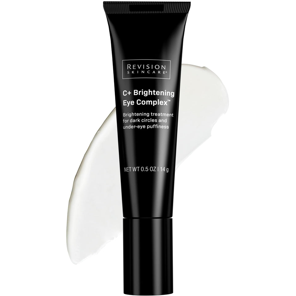 Revision Skincare front jar showing product packaging and brightening benefit
