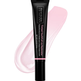 Revision Skincare front packaging tube showing product branding and compact size for travel