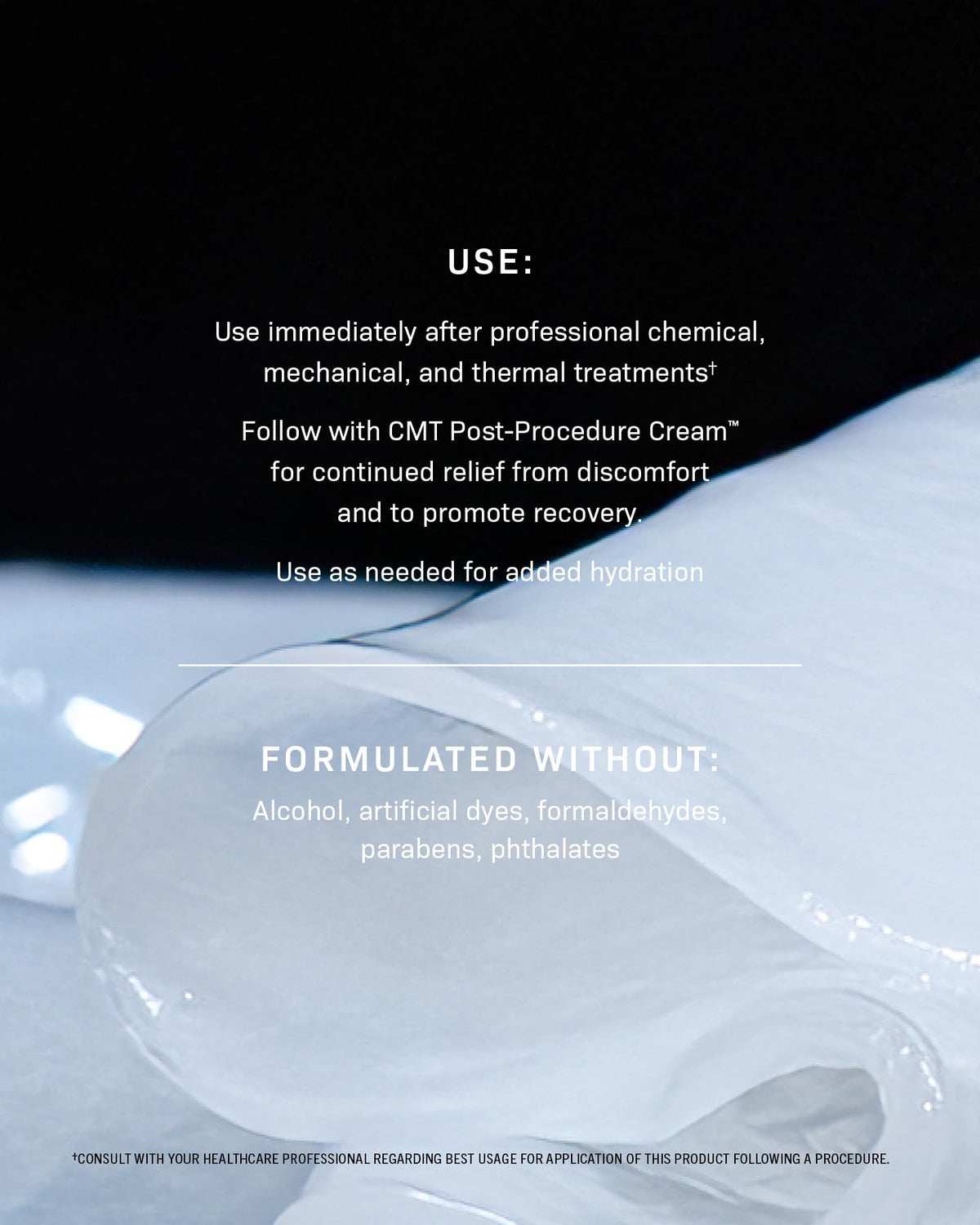 Revision Skincare opened sachet displaying saturated sheet and ready‑to‑use calming serum
