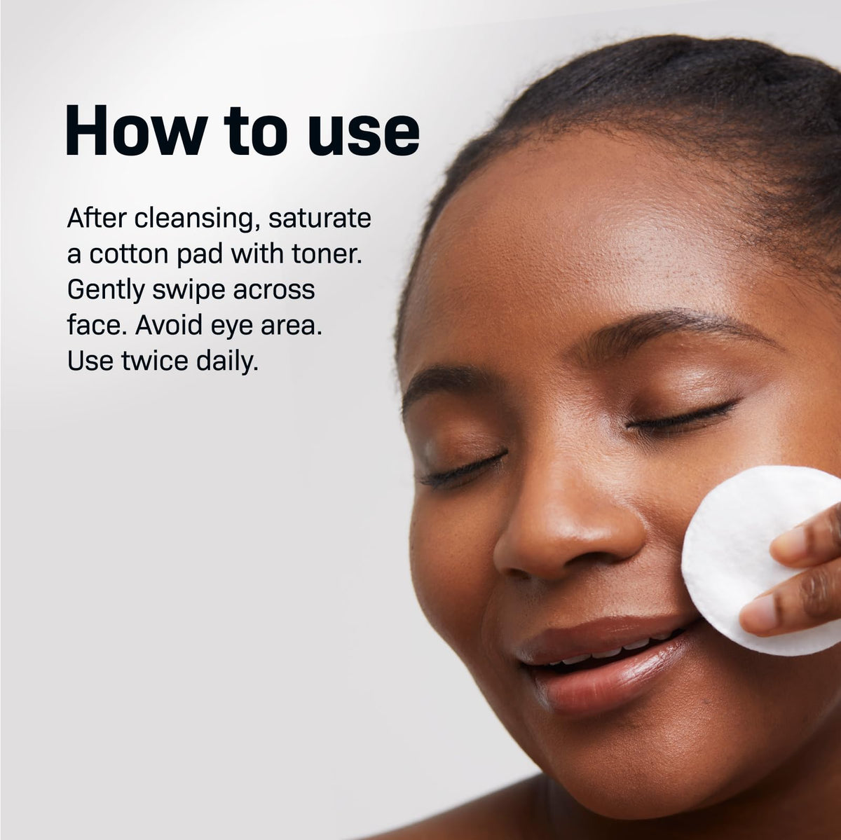 Revision Skincare clear texture drop on fingertip showing lightweight hydration
