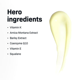 Revision Skincare Vitamin K Serum applied to cheek, soothing redness for visibly calmer skin