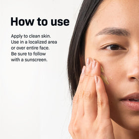 Revision Skincare Vitamin K Serum texture close-up on fingers, demonstrating lightweight absorbent finish