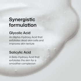 Revision Skincare gel texture close-up highlighting lightweight exfoliation