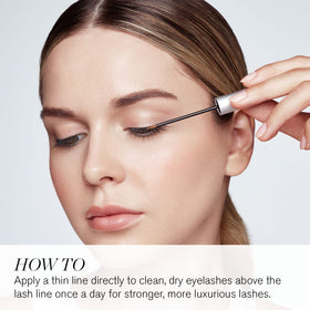RevitaLash Advanced applicator close-up demonstrating precision tip for easy nightly use