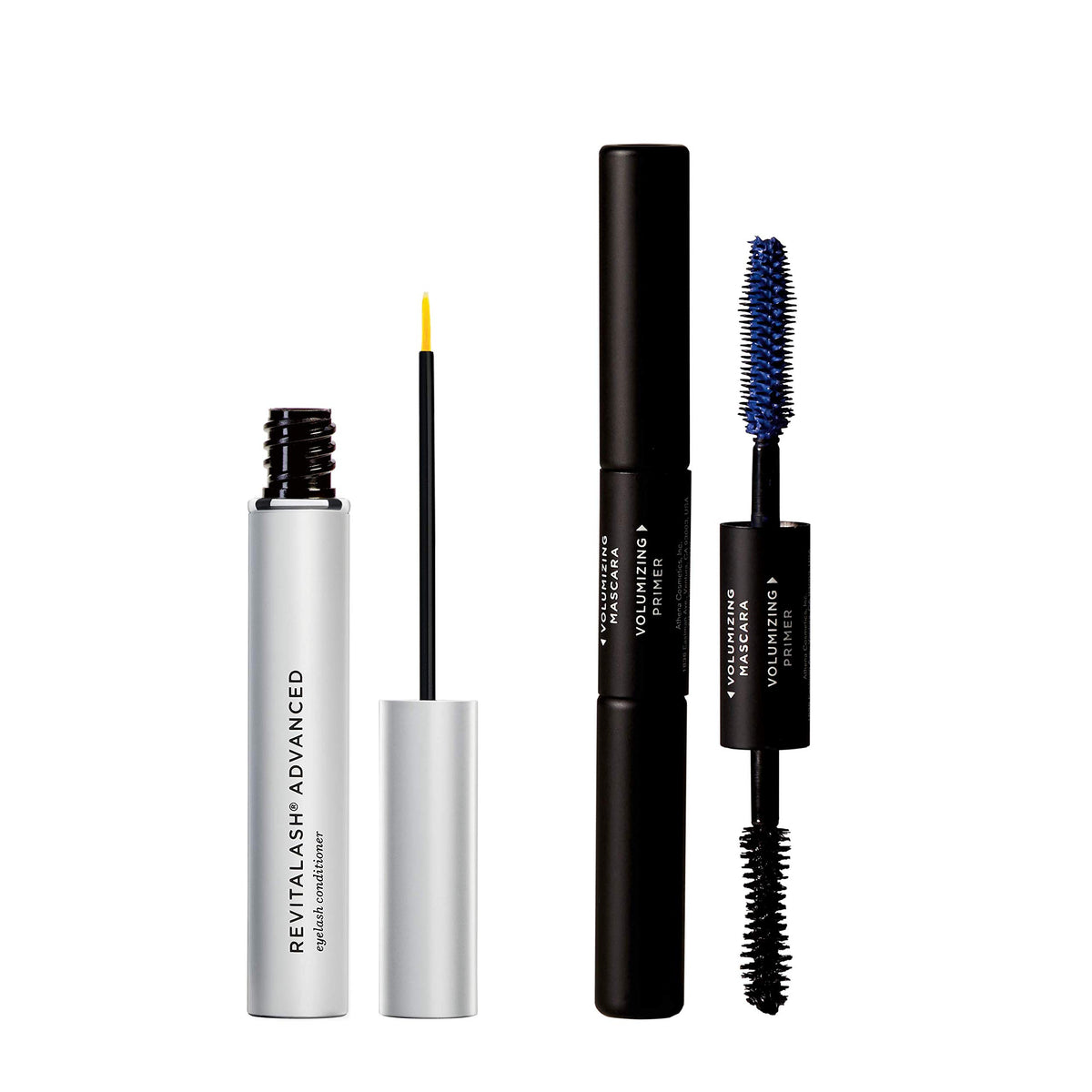 RevitaLash Advanced front packaging showing serum tube and label, signals clinical care