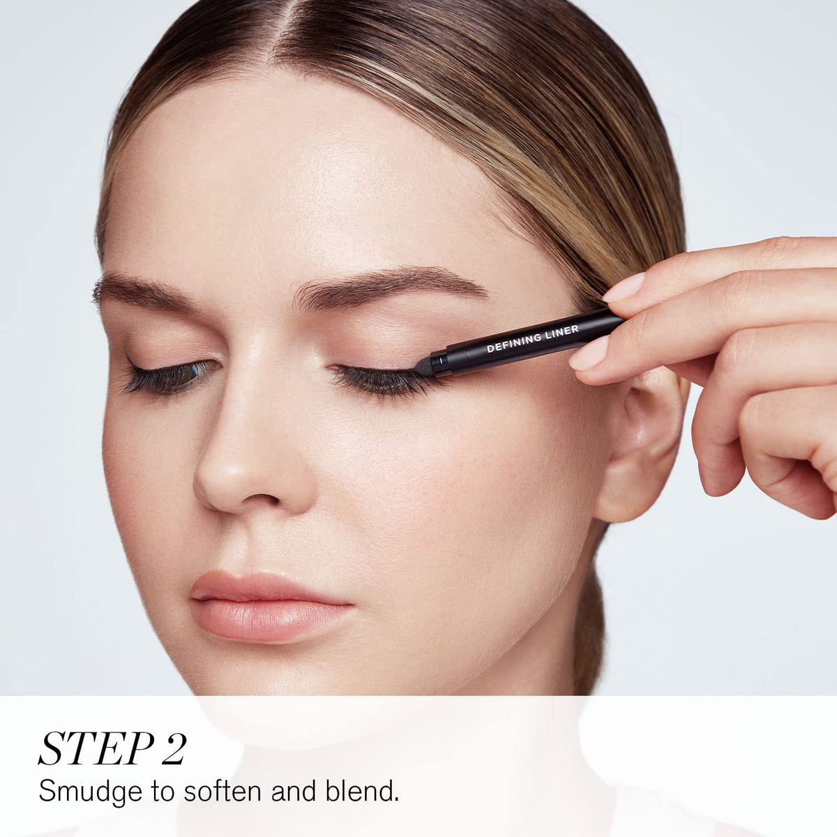 RevitaLash eyeliner applied on eye delivering long-lasting definition