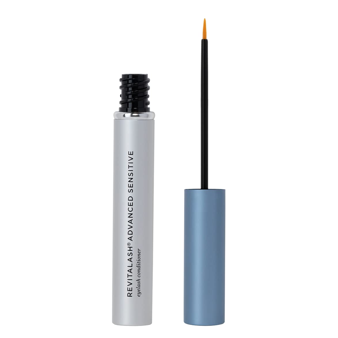 RevitaLash front packaging showing applicator and gentle formula benefits