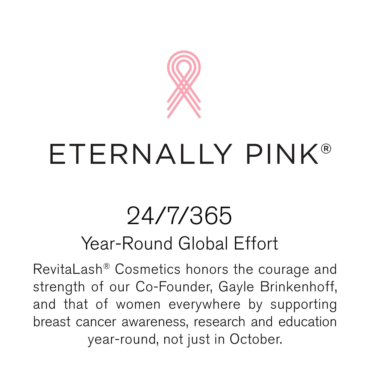 RevitaLash ingredient label close-up showing hypoallergenic formulation benefit