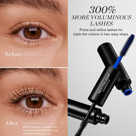 RevitaLash packaging open in a vanity setting showing easy use benefit