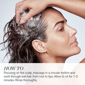 RevitaLash shampoo and volume foam together illustrating styling routine