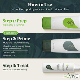 REVIV3 PROCARE conditioner in bathroom scene suggesting daily routine
