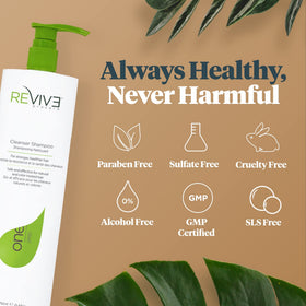 REVIV3 PROCARE 25.4 fl oz next to household item showing large size benefit