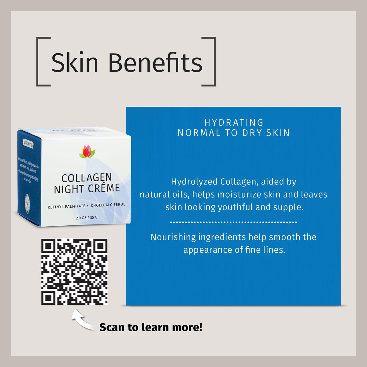 Reviva Labs application on face and neck for firmer-feeling skin