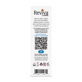 Reviva Labs serum texture drop on fingertip showing lightweight hydration