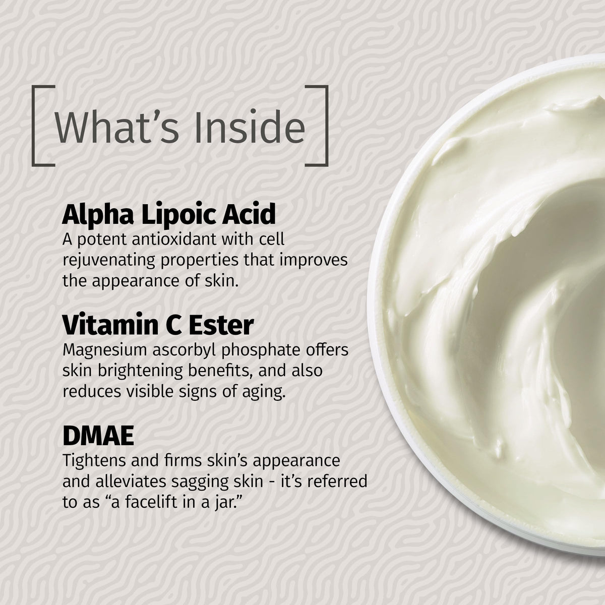 Reviva Labs label close-up highlighting active ingredients and transparency