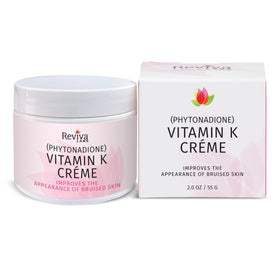 Reviva Labs front jar showing label and compact 2 oz size benefit