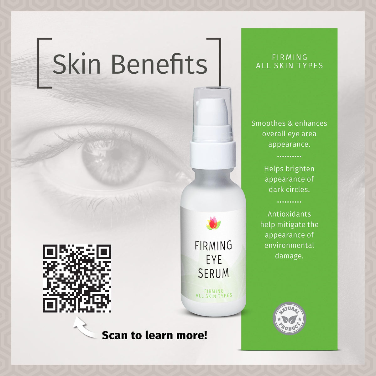 Reviva Labs label close-up showing key ingredients for informed buyers
