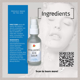Reviva Labs boxed packaging with product details and complimentary consultation