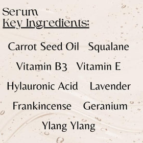 REVIVEEO essential oils and botanical ingredients laid out to show plant sourcing