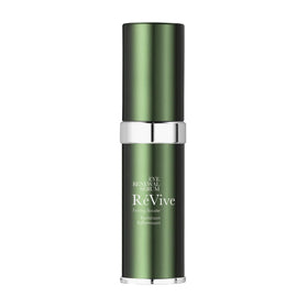 RéVive front packaging of eye renewal serum shows product and cap, conveys premium care