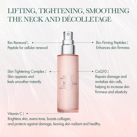 RéVive dual-ended applicator brush for precise upward neck application