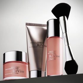 Key ingredients display with RéVive label highlighting peptides and CoQ10 benefit