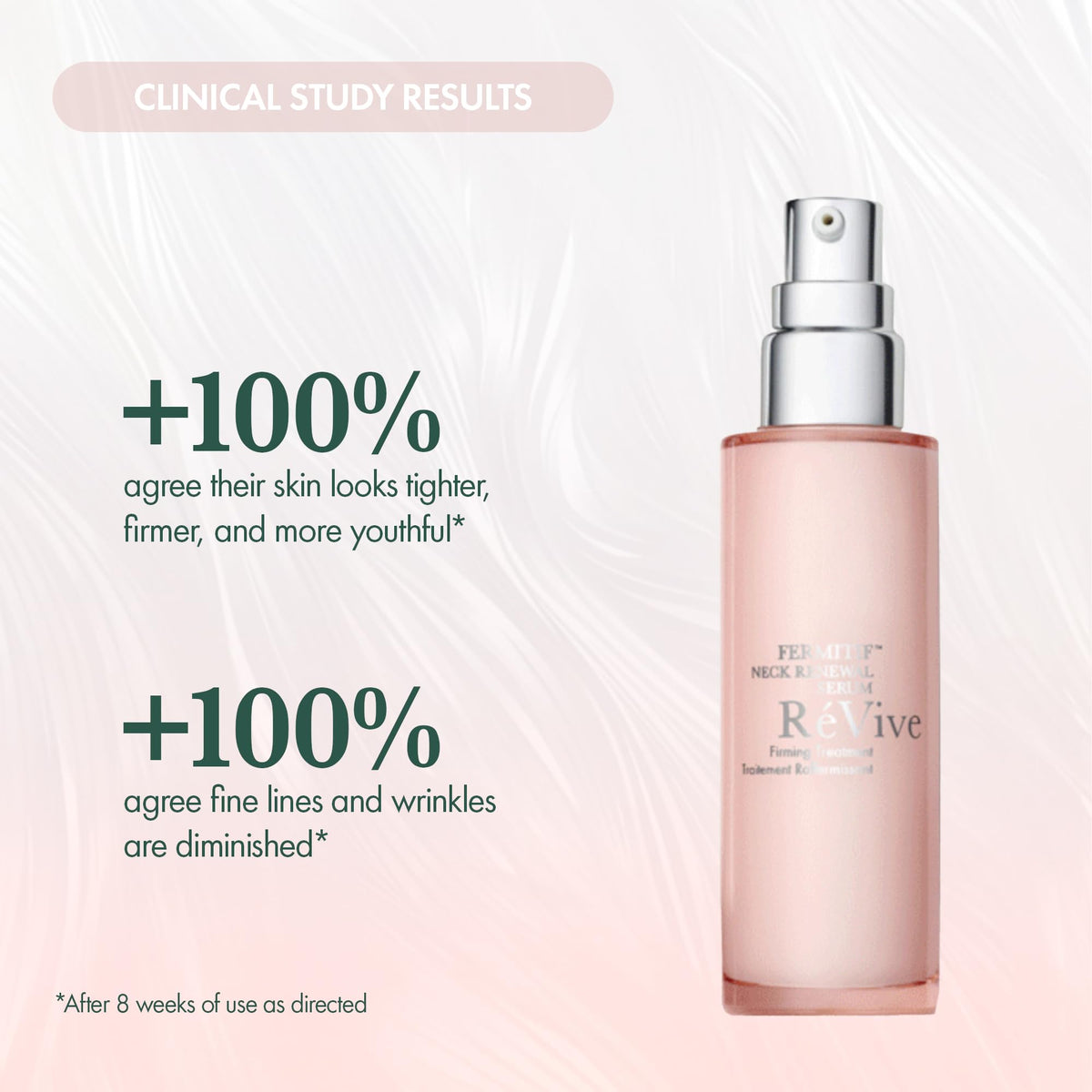 RéVive pump detail delivering measured serum for controlled use